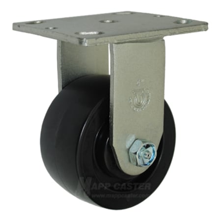 Mapp Caster 4"X2" Polyolefin Rigid Caster - 500 Lbs Capacity 146PO420R